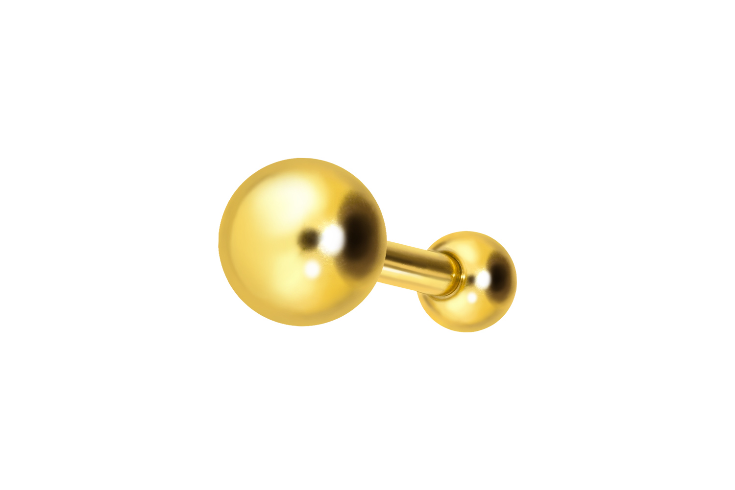 Titan Ohrpiercing mit Innengewinde KUGEL